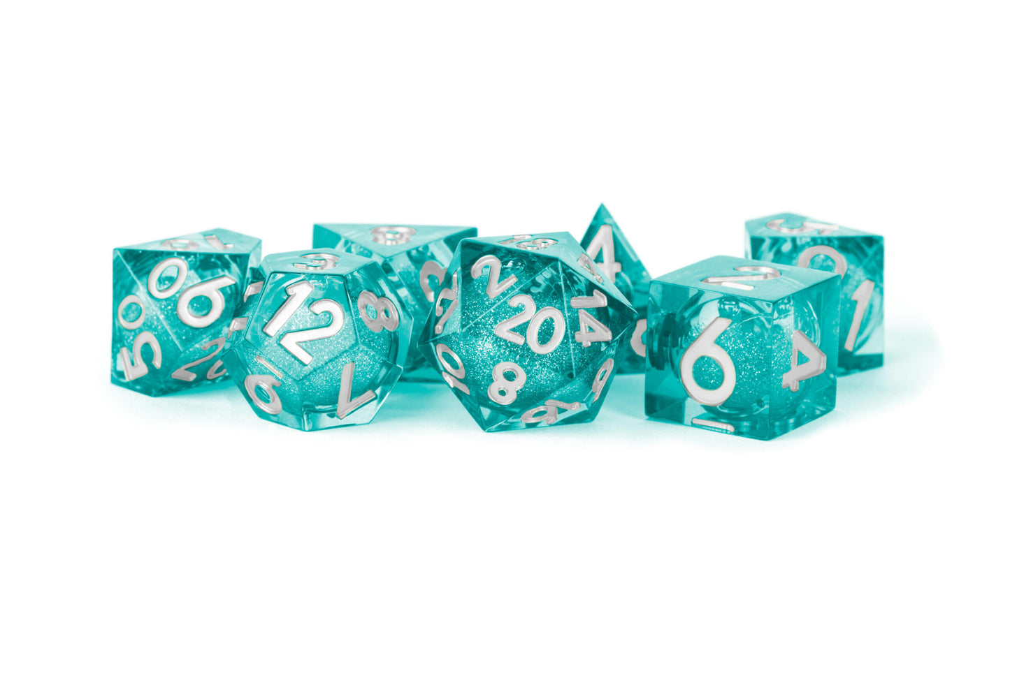 FanRoll Elixir Liquid Core Set Teal w/ Silver Numbers