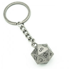 TwoFaad - Metal D20 Keychain