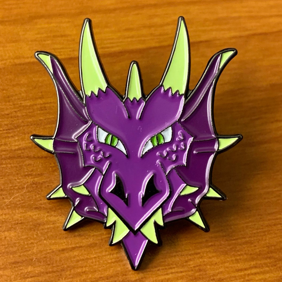 Pin - Dragon Head – Purple Enamel Pin  Gen Con 2021 Exclusive