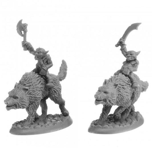 Reaper 07041 Goblin Wolfriders (2)