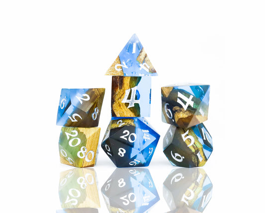 Sirius Dice SDZ002003 7-Set Sapphire Grove BL Phoebe Zhennan