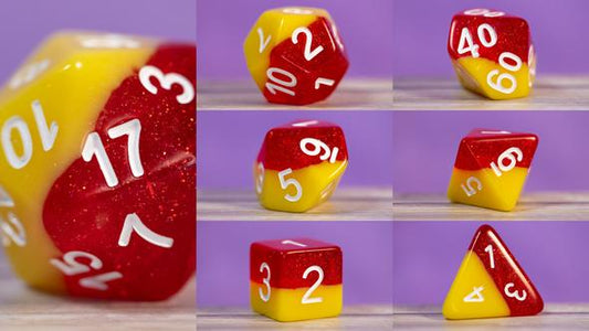 Secret Cat Sweet Shop - Rhubarb & Custard Dice Set