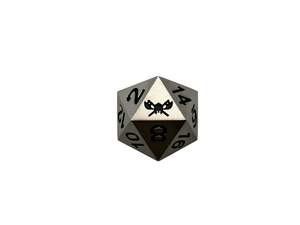 SkullSplitter Metal D20 Single Die