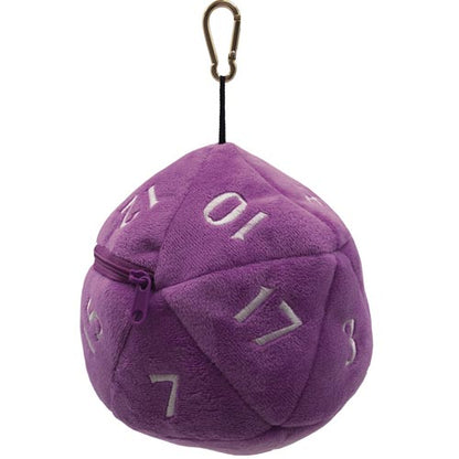 Ultra Pro Plush D20 Dice Bag Purple