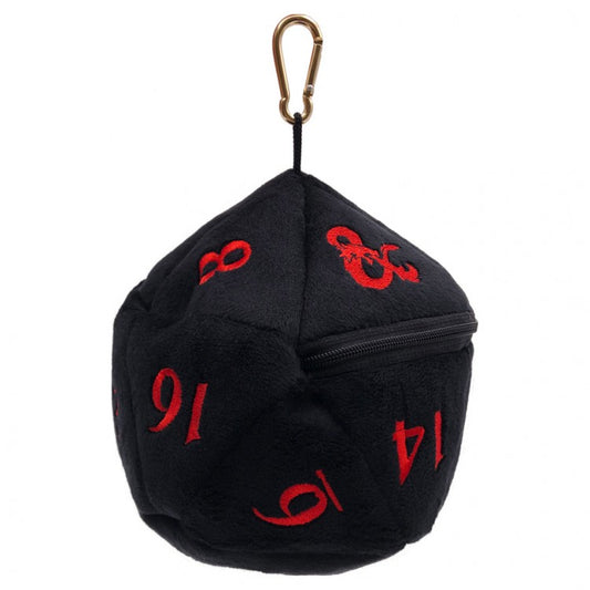 Ultra Pro Plush D20 Dice Bag D&D Special Black w/Red