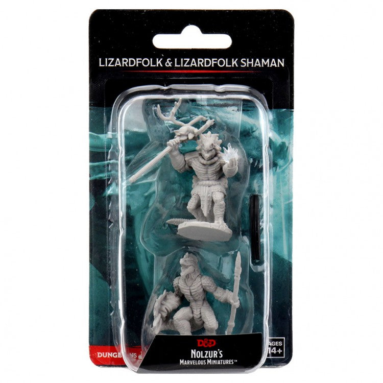 Wizkids WZK90074 D&D: NMU: Lizardfolk & Shaman W12