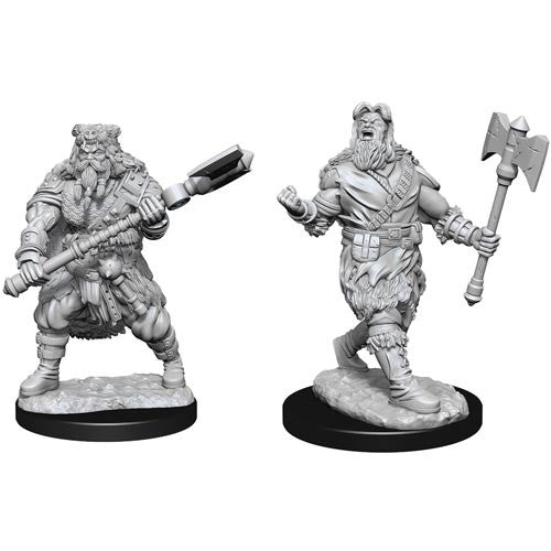 Wizkids 90224  D&D: NMU: Human Barbarian Male W14