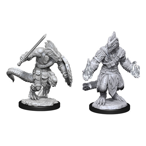 Wizkids 90308 D&D: NMU: Lizard Barbarian & Cleric W15