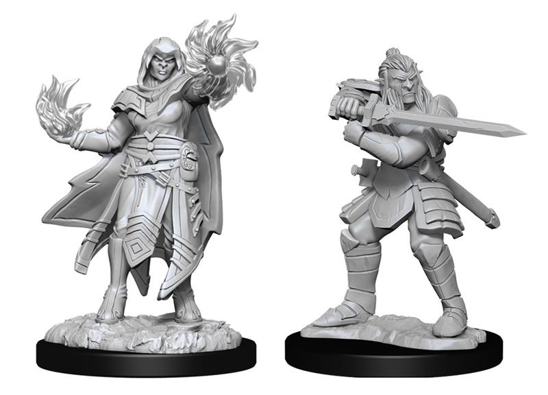 Wizkids 90310 D&D: NMU: Hob Fighter M & Wizard F W15