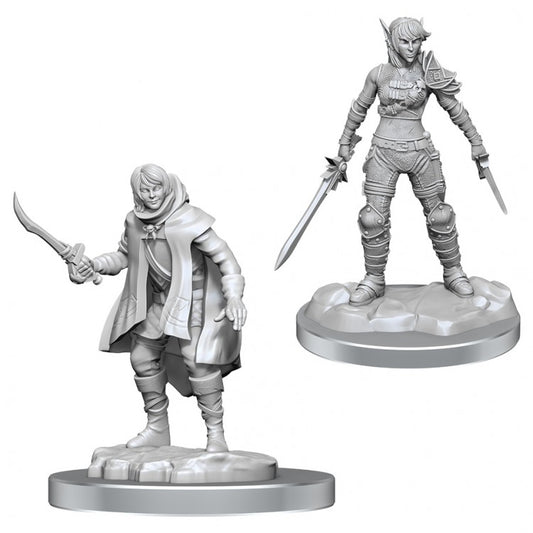 Wizkids 90582 D&D: NMU: Elf Rogue & Half-Elf Prtge W19