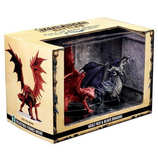 Wizkids WZK97502 PFBM: Prem: Omens: Adult RD & BK Dragons