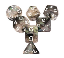 TwoFaad - Wraith Luminary Dice w/White Numbers