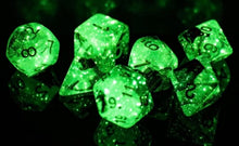 TwoFaad - Wraith Luminary Dice w/White Numbers