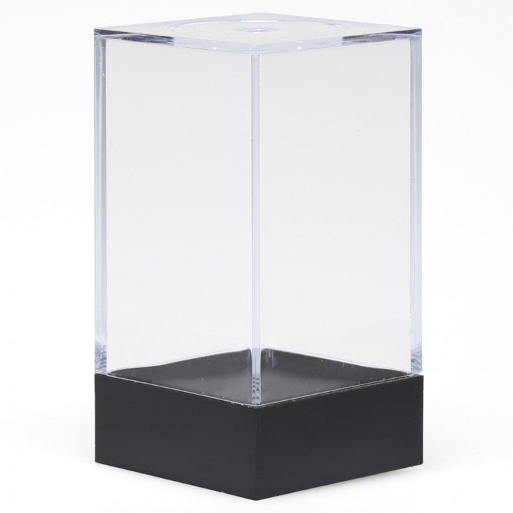 CHX02805 clear plastic box holds dice or miniatures
