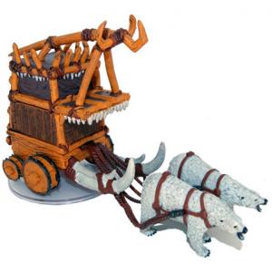 Prepainted Mini - Goblin Battle Wagon Snowbound