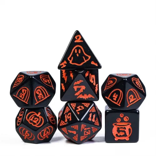 TwoFAAD - Halloween 7-Set of Dice