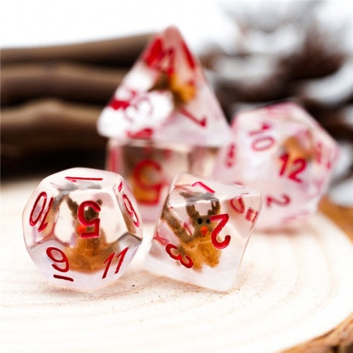 Reindeer Dice 7 Set